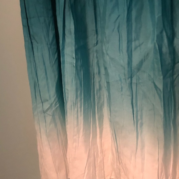 Ann Taylor Silk Ombré Crinkle Skirt NWT Large - Picture 2 of 2